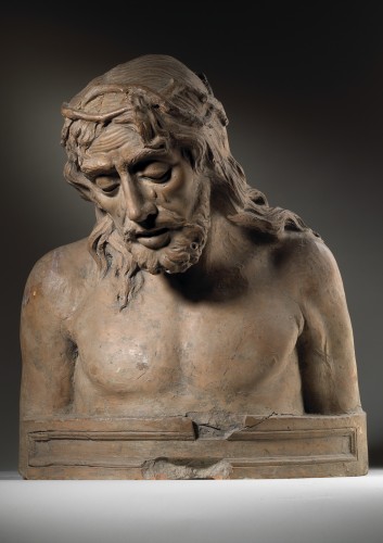 Buste du Christ « Ecce Homo » - Sculpture Style 