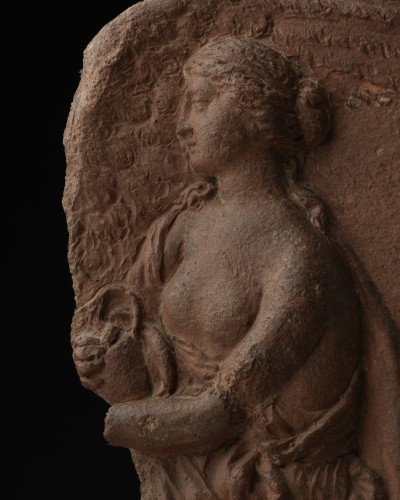 Ancient Art  - Campana-relief of a Maenad or Muse (Psyche ?)