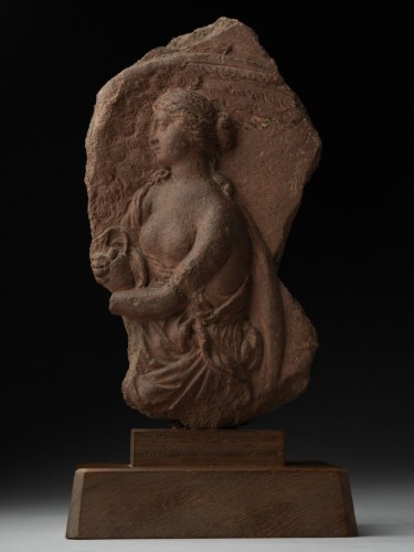 Antiquités - Campana-relief of a Maenad or Muse (Psyche ?)