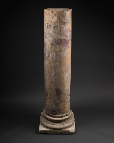 Colonne en marbre jaune - Objet de décoration Style 