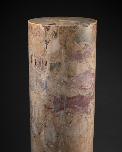 Objet de décoration Colonne Piédestal - Colonne en marbre jaune