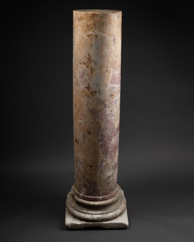  - Colonne en marbre jaune