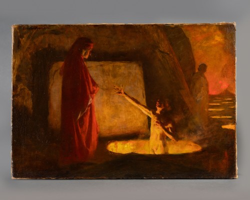 Dante incontra Farinata degli Uberti - Paintings & Drawings Style 