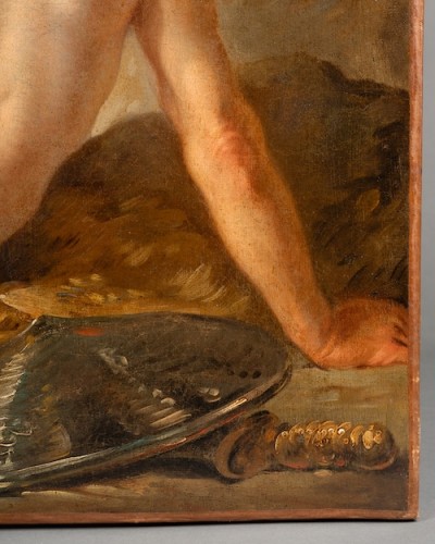 XVIIIe siècle - Académie d’homme, la mort d’hector (?)