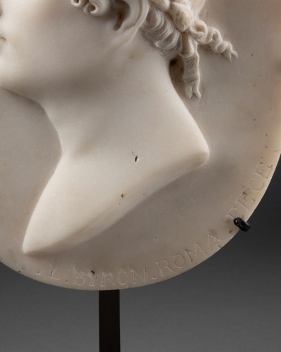 19th century - Portrait of Lord Byron - Workshop of Bertel Thorvaldsen (1770-1844)