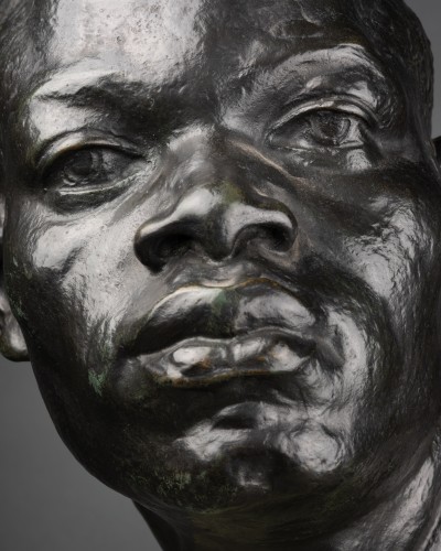Sculpture  - Head of an African man - Armando Violi (1884-1960)