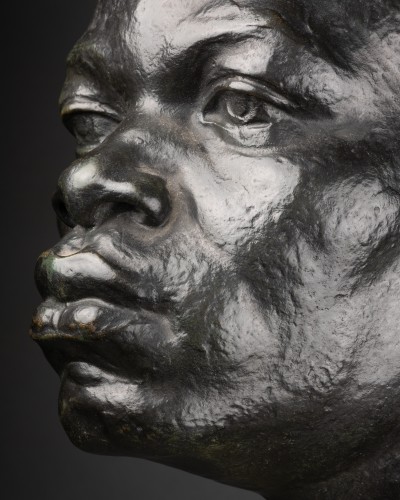 Head of an African man - Armando Violi (1884-1960) - 