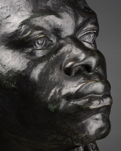 20th century - Head of an African man - Armando Violi (1884-1960)