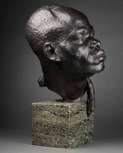 Head of an African man - Armando Violi (1884-1960) - 
