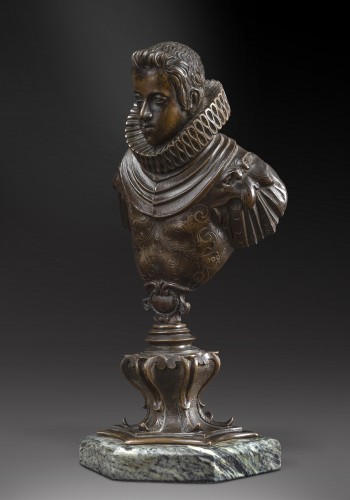 Portrait en Buste de Philip IV - Sculpture Style 