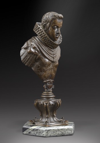 Sculpture Sculpture en Bronze - Portrait en Buste de Philip IV