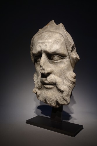 Head of a Bearded Man  - Sculpture Style 