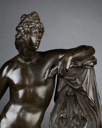 Apollo Sauroctono, Massimiliano Soldani Benzi (1656-1740) - Sculpture Style 