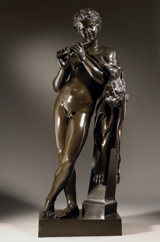 Faun playing the Flute - Sculpture Style 