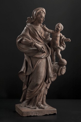 Madonna and Child - Religious Antiques Style 