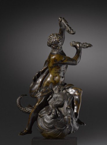 Sculpture Sculpture en Bronze - Jupiter sur un dragon céleste