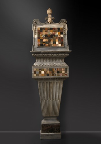 Monumental lectern in coloured marble - Sculpture Style 