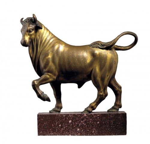 Taureau en bronze d'après Giambologna