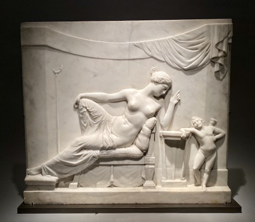 Vénus et Cupidon par Patric Park, Rome 1833 - Sculpture Style 