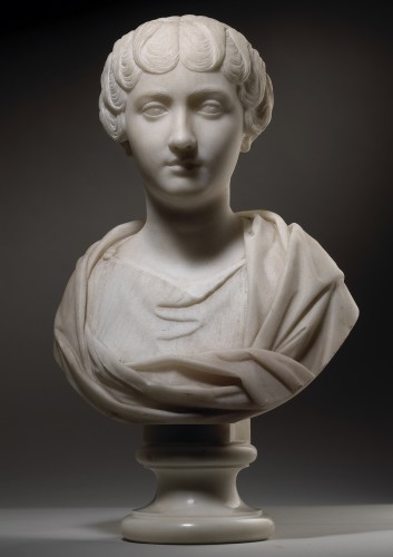 Faustine la jeune, Italie 18e siècle - Sculpture Style 