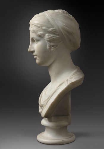 Buste néoclassique de Sappho, Italie 19e siècle - 