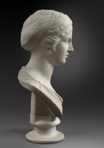  - Buste néoclassique de Sappho, Italie 19e siècle
