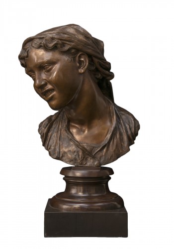 Head of Carmela - Vincenzo Gemito (1852-1929)