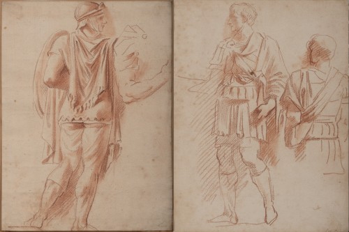 Paire de dessins à la sanguine par Giovanni Battista Cipriani, R.A.  (1727 -1785)