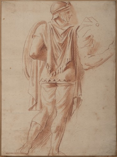 Tableaux et dessins Dessin, Aquarelle & Pastel - Paire de sanguines par Giovanni Battista Cipriani, R.A.  (1727 -1785)
