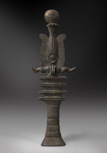 Archéologie  - Sceptre d'Osiris en bronze / symbole magique