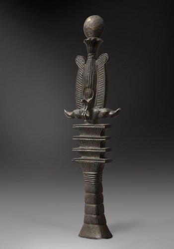 Avant JC au Xe siècle - Sceptre d'Osiris en bronze / symbole magique