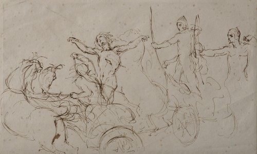 Mort d'Achille par Hector - Attribué à William Etty (1787-1849)