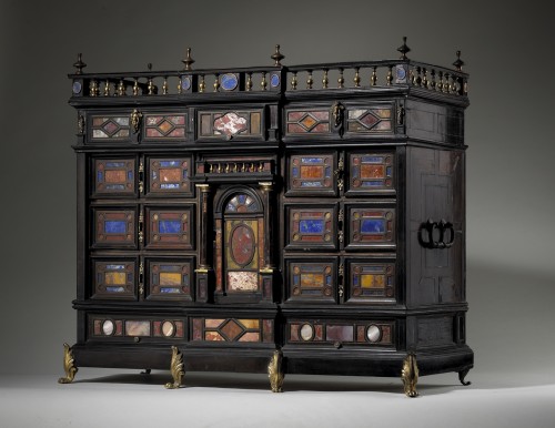 Mobilier Cabinet & Coffre - Cabinet en pierre dure, Rome milieu du XVIIe siècle