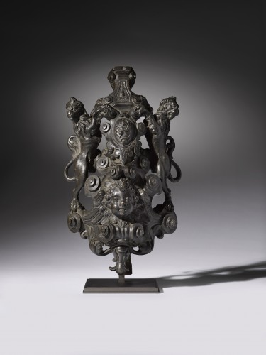 Sculpture  - Suite of Four bronze fittings - Roccatagliata