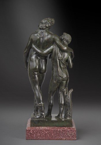 Bacchus & Satyr (Ampelos) - Francesco Righetti (1738-1819) - Desmet Galerie