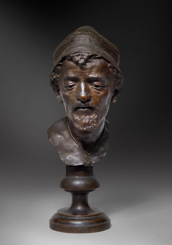 Le pêcheur napolitain - Edoardo Lionetti (1862-1912) - Sculpture Style 