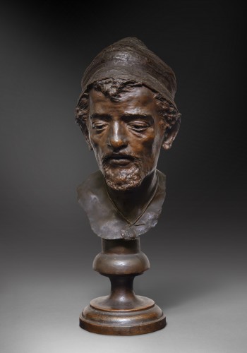Sculpture Sculpture en Bronze - Le pêcheur napolitain - Edoardo Lionetti (1862-1912)