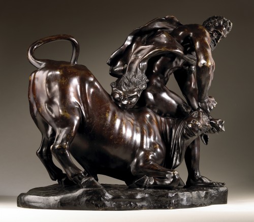 XVIIIe siècle - Hercules et le taureau, France fin XVIIIe