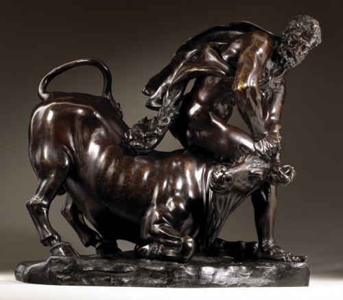  - Hercules et le taureau, France fin XVIIIe