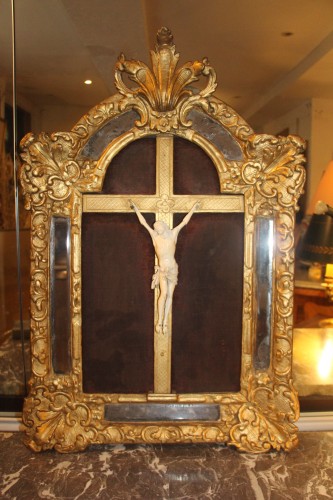 Christ en tableau, époque de la Régence début du XVIIIe - Didascalies