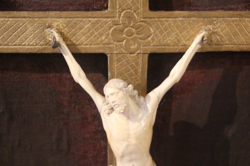 Christ en tableau, époque de la Régence début du XVIIIe - Régence