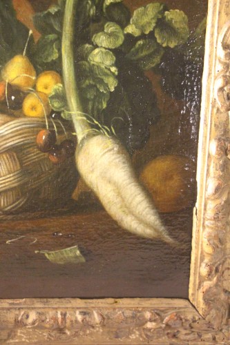 Nature Morte aux légumes, école française du XVIIe siècle - Louis XIV