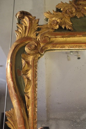 Antiquités - Miroir provençal , vers 1770