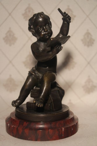 Petits amours en bronze signés Sèvres, fin XIXe - Didascalies