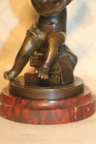 Petits amours en bronze signés Sèvres, fin XIXe - Napoléon III
