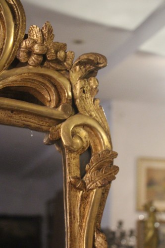 Antiquités - Louis XV Provençal mirror