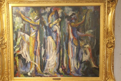 Tableaux et dessins Tableaux du XXe siècle - La danse, Hélèné Azenor (1910-2010)