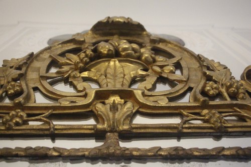 Louis XV - Important miroir provençal à parecloses, époque Louis XV