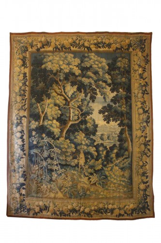 Tapisserie en laine d'Aubusson de la fin du XVIIe siècle