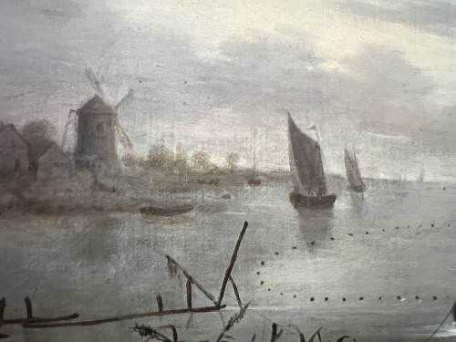  - Ecole hollandaise du XVIIIe siècle, paire de paysages